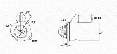MAGNETI MARELLI 943252244010 -  Стартер